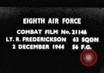 Standbild angreifenden Focke Wulf Fw-190 Kampfflugzeuge europäische Theater, 1944, aus Sekunde 1 historischem Filmmaterial Videoclip 65675047723
