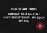 Standbild Bildung von P-47 Thunderbolt Kampfflugzeugen europäische Theater, 1944, aus Sekunde 1 historischem Filmmaterial Videoclip 65675047724
