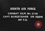 Standbild Bildung von P-47 Thunderbolt Kampfflugzeugen europäische Theater, 1944, aus Sekunde 3 historischem Filmmaterial Videoclip 65675047724