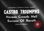 Image of Fidel Castro Havana Cuba, 1959, second 15 stock footage video 65675047729