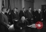 Image of President Eisenhower Washington DC White House USA, 1959, second 12 stock footage video 65675047730