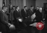 Image of President Eisenhower Washington DC White House USA, 1959, second 13 stock footage video 65675047730