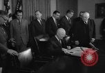 Image of President Eisenhower Washington DC White House USA, 1959, second 14 stock footage video 65675047730