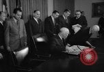 Image of President Eisenhower Washington DC White House USA, 1959, second 15 stock footage video 65675047730