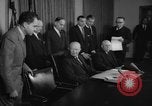 Image of President Eisenhower Washington DC White House USA, 1959, second 17 stock footage video 65675047730