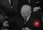 Image of President Eisenhower Washington DC White House USA, 1959, second 24 stock footage video 65675047730