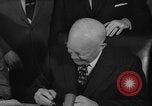 Image of President Eisenhower Washington DC White House USA, 1959, second 27 stock footage video 65675047730