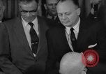 Image of President Eisenhower Washington DC White House USA, 1959, second 33 stock footage video 65675047730