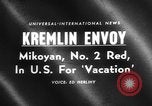 Image of Anastas Mikoyan New York United States USA, 1959, second 4 stock footage video 65675047731