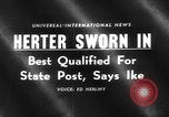 Image of Chirstian A Herter Washington DC USA, 1959, second 1 stock footage video 65675047733