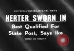 Image of Chirstian A Herter Washington DC USA, 1959, second 3 stock footage video 65675047733