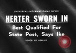 Image of Chirstian A Herter Washington DC USA, 1959, second 4 stock footage video 65675047733