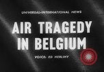 Standbild Wracks von abgestürzten Flugzeug Brüssel Belgien, 1961, aus Sekunde 1 historischem Filmmaterial Videoclip 65675047740