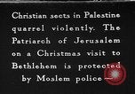 Immagine di Patriarca di Gerusalemme Betlemme Palestina, 1936, secondo 1 filmato di repertorio 65675047743