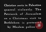 Immagine di Patriarca di Gerusalemme Betlemme Palestina, 1936, secondo 12 filmato di repertorio 65675047743