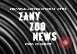 Image of baby elephants perform tricks at St Louis zoo Saint Louis Missouri USA, 1956, second 3 stock footage video 65675047750