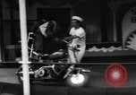 Image of baby elephants perform tricks at St Louis zoo Saint Louis Missouri USA, 1956, second 54 stock footage video 65675047750