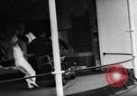 Image of baby elephants perform tricks at St Louis zoo Saint Louis Missouri USA, 1956, second 56 stock footage video 65675047750