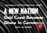 Immagine di Il primo ministro Kwame Nkrumah Il Ghana, 1957, secondo 18 filmato di repertorio 65675047758