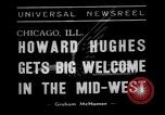 Standbild aviator Howard Hughes Chicago Illinois USA, 1938, aus Sekunde 3 historischem Filmmaterial Videoclip 65675047767