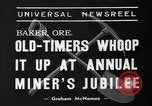 Image mineurs Jubilee Festival Baker City Oregon USA, 1939, de la seconde 30 séquences d'archives historiques vidéo 65675047773