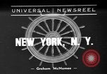 Image of 80 feet steel ketch sail boat New York City USA, 1939, second 1 stock footage video 65675047779