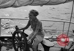 Image of 80 feet steel ketch sail boat New York City USA, 1939, second 5 stock footage video 65675047779