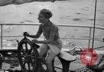 Image of 80 feet steel ketch sail boat New York City USA, 1939, second 6 stock footage video 65675047779