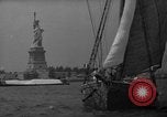 Image of 80 feet steel ketch sail boat New York City USA, 1939, second 12 stock footage video 65675047779