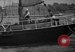 Image of 80 feet steel ketch sail boat New York City USA, 1939, second 17 stock footage video 65675047779