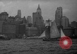 Image of 80 feet steel ketch sail boat New York City USA, 1939, second 20 stock footage video 65675047779