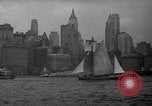 Image of 80 feet steel ketch sail boat New York City USA, 1939, second 21 stock footage video 65675047779