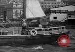 Image of 80 feet steel ketch sail boat New York City USA, 1939, second 22 stock footage video 65675047779
