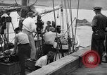 Image of 80 feet steel ketch sail boat New York City USA, 1939, second 35 stock footage video 65675047779