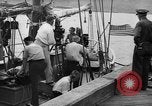 Image of 80 feet steel ketch sail boat New York City USA, 1939, second 36 stock footage video 65675047779