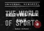 Image of Hollywood Derby Inglewood California USA, 1939, second 6 stock footage video 65675047781