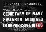 Image of funeral services Washington DC USA, 1939, second 7 stock footage video 65675047784
