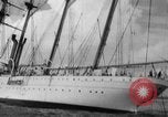 Image of South American naval training vessel San Juan Puerto Rico, 1938, second 10 stock footage video 65675047786