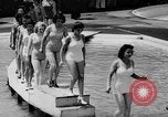 Image of bathing beauty parade Coney Island New York USA, 1938, second 8 stock footage video 65675047790