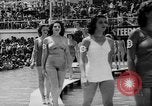 Image of bathing beauty parade Coney Island New York USA, 1938, second 15 stock footage video 65675047790