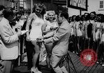 Image of bathing beauty parade Coney Island New York USA, 1938, second 18 stock footage video 65675047790