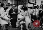 Image of bathing beauty parade Coney Island New York USA, 1938, second 24 stock footage video 65675047790