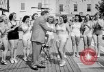 Image of bathing beauty parade Coney Island New York USA, 1938, second 37 stock footage video 65675047790