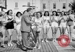Image of bathing beauty parade Coney Island New York USA, 1938, second 38 stock footage video 65675047790