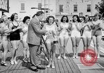 Image of bathing beauty parade Coney Island New York USA, 1938, second 39 stock footage video 65675047790