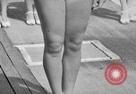 Image of bathing beauty parade Coney Island New York USA, 1938, second 42 stock footage video 65675047790
