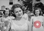 Image of bathing beauty parade Coney Island New York USA, 1938, second 48 stock footage video 65675047790