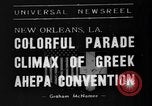 Image of Convention New Orleans Louisiana USA, 1938, second 7 stock footage video 65675047799