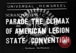 Standbild American Legion State Convention Scranton Pennsylvania USA, 1938, aus Sekunde 8 historischem Filmmaterial Videoclip 65675047800