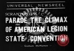 Standbild American Legion State Convention Scranton Pennsylvania USA, 1938, aus Sekunde 10 historischem Filmmaterial Videoclip 65675047800